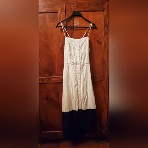 Chic Two-Tone A-Line Skirt